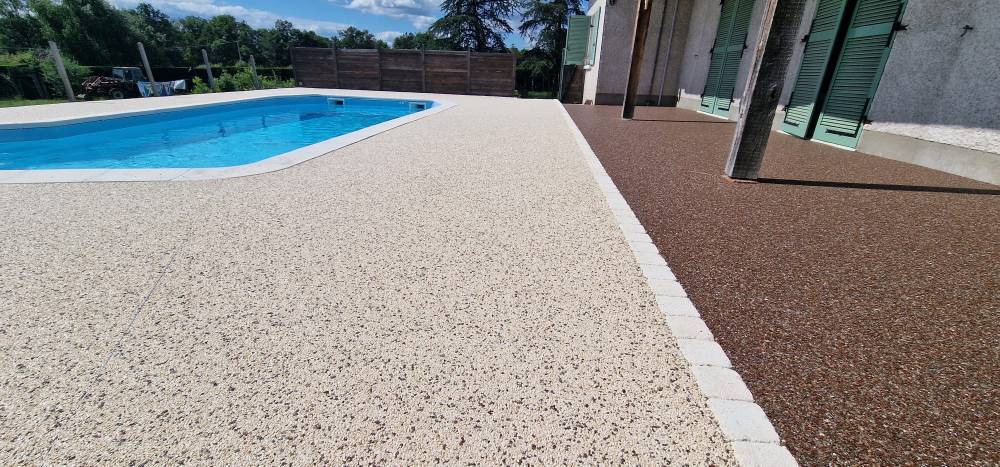  Revêtement  terrasses et plages de piscine